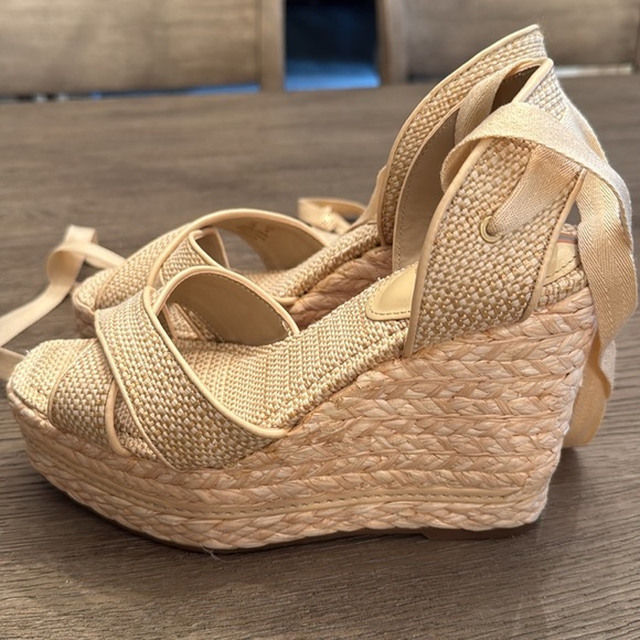 Sam Edelman VAUGHN ESPADRILLE WEDGE SANDAL size 7.5 - Picture 5 of 6